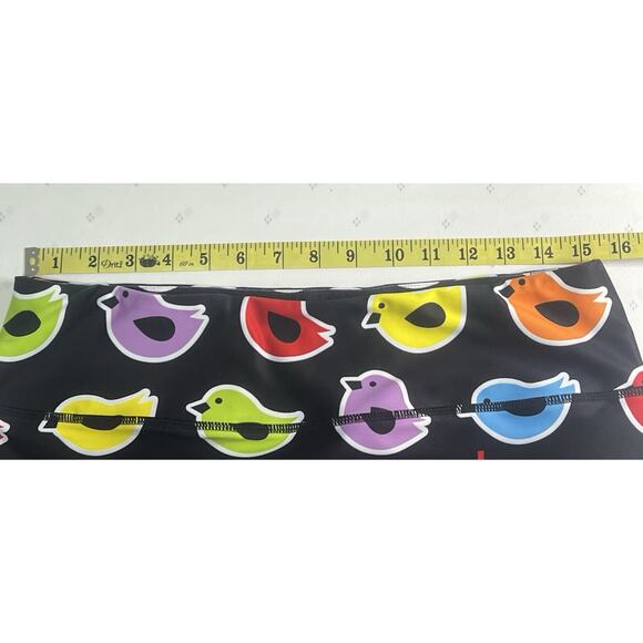 Birdie Hunting Multicolor Birds Print Athletic Skort Golf Tennis Skirt RETRO M - Picture 6 of 8